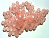 50 6mm Transparent Matte Rosaline AB Round Beads